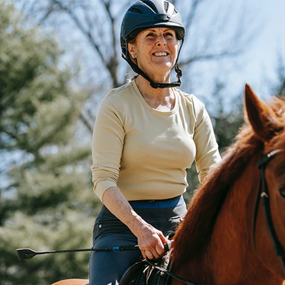 Image of Older Equestrian Riding