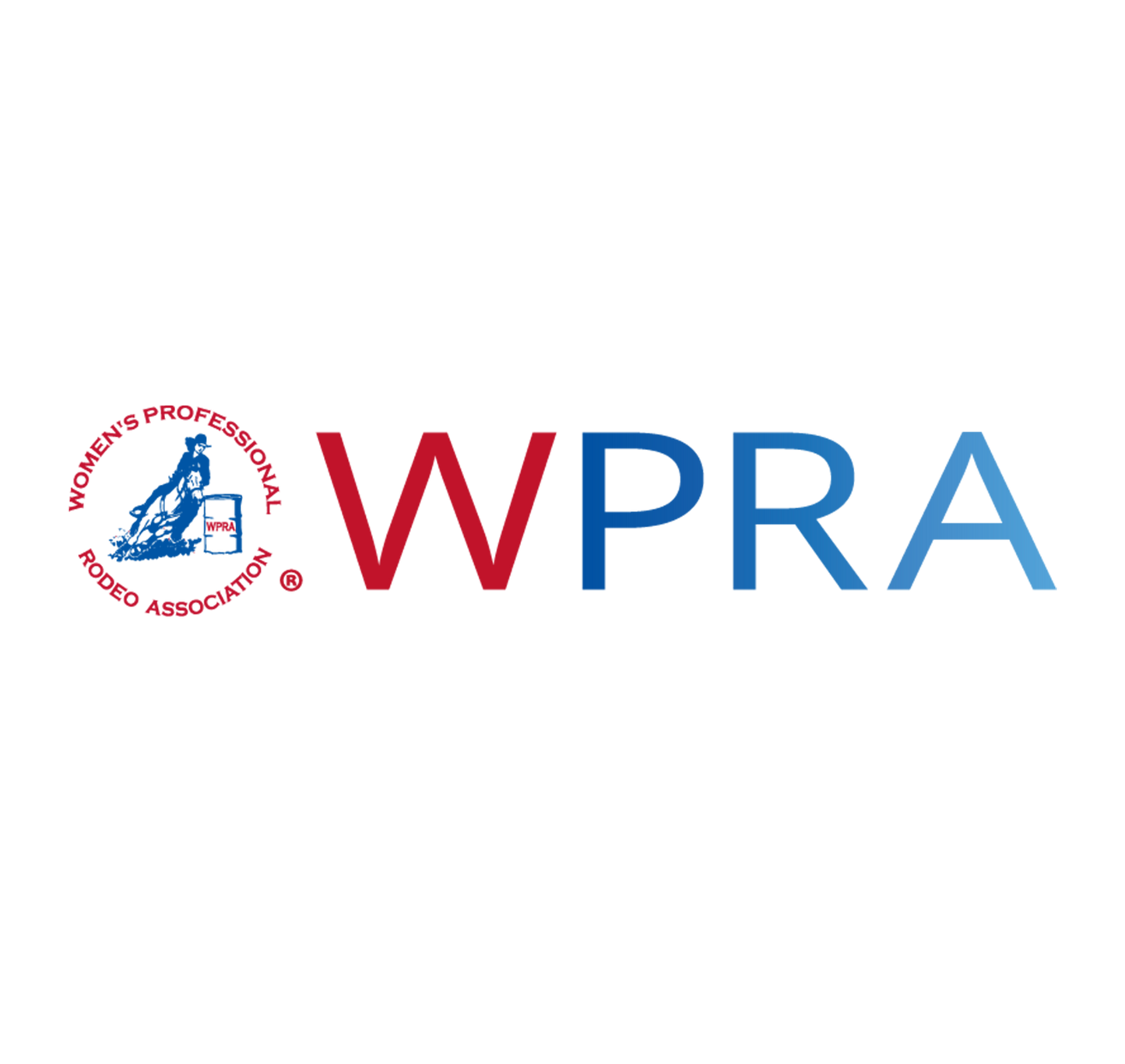 Logo of the Women's Professional Rodeo Association (WPRA) on a white background